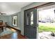 Inviting entryway featuring hardwood floors with natural light and an open view of the front yard at 4337 Lincoln Rd, Indianapolis, IN 46228
