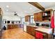 Spacious kitchen with ample wood cabinetry, granite countertops and stainless steel appliances at 4337 Lincoln Rd, Indianapolis, IN 46228
