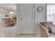 Bright hallway with view of the dining area that adds charm at 4412 Mountbatten Ct, Indianapolis, IN 46254