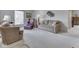 Cozy living room with plush neutral carpet and comfortable furnishings at 4412 Mountbatten Ct, Indianapolis, IN 46254