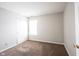 Bedroom featuring neutral paint, plush carpeting, and sliding closet doors at 4545 Connaught East Dr, Plainfield, IN 46168