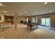 Finished basement featuring a bar area, and pool table at 6087 Boulder Ct, Columbus, IN 47201