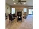 Spacious living room features a fireplace, mantel, and furniture at 6087 Boulder Ct, Columbus, IN 47201