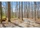 Scenic driveway leading to a secluded home, surrounded by the beauty of nature and mature trees at 6150 Red Day Rd, Martinsville, IN 46151