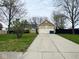 Charming single-story home with a double-car garage and a long driveway, set on a well-manicured lawn at 676 Sunblest Blvd, Fishers, IN 46038