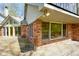 Beautiful outdoor deck with a brick facade, offering great outdoor space and natural views at 6780 E Woodland Ct, Mooresville, IN 46158