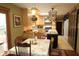Cozy eat-in kitchen nook area with plenty of storage and a dining area at 701 E Main St, Westfield, IN 46074