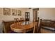 Traditional dining room featuring wood furniture, an oval table, and elegant wall art at 757 Howe Dr, Carmel, IN 46032