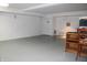 Finished basement area with plain walls, a drop ceiling, and modern lighting at 809 S Harrison St, Alexandria, IN 46001