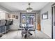 Bright dining room with backyard access and seating for four, perfect for casual Gathering meals at 8180 E County Road 400 N, Brownsburg, IN 46112