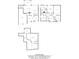 Detailed floor plan showcasing the layout of the house including all rooms and dimensions at 8452 Ironhill Ct, Indianapolis, IN 46259