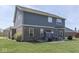 Rear exterior with patio perfect for entertaining at 8926 New Heritage Ct, Indianapolis, IN 46239