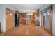 Well-lit eat-in kitchen features an island, stainless steel appliances, and wooden cabinets at 1121 Retford Ct, Greenwood, IN 46143