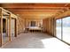 Unfinished basement featuring exposed beams, concrete floors, and stairway at 11625 Rolling Springs Dr, Carmel, IN 46033