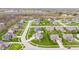 Picture showcasing an aerial view of a neighborhood with large single Gathering homes at 1334 Winfield Way, Greenwood, IN 46143