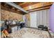 Finished basement with carpeted area and underlay for Gathering time and fun at 1334 Winfield Way, Greenwood, IN 46143