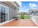 Spacious deck with outdoor seating area, ideal for enjoying the backyard view at 1334 Winfield Way, Greenwood, IN 46143