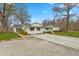 Wide concrete driveway leading to a well maintained single Gathering home at 1502 N Matthews Rd, Greenwood, IN 46143