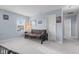 Neutral loft with soft carpet, a window view, neutral paint and lots of natural light at 15144 Dry Creek Rd, Noblesville, IN 46060