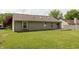 Well-maintained backyard featuring a new deck and lush green lawn, perfect for outdoor entertaining at 1579 Winding Creek Trl, Brownsburg, IN 46112