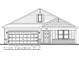 Charming single-story home with a two-car garage and covered front entry at 1644 Winn Ct, Fortville, IN 46040