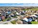 The aerial view reveals the house is ideally situated within a peaceful residential neighborhood at 209 Allen Ln, New Whiteland, IN 46184