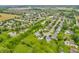 A beautiful birds eye view of this neighborhood's serene atmosphere surrounded by lush greenery, ponds and well-kept homes at 2303 Cole Wood Ct, Indianapolis, IN 46239