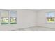Bright bedroom featuring modern windows offering natural light and stylish flooring for a comfortable living space at 2815 Kay Ellen Dr, Indianapolis, IN 46229