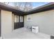 Inviting entrance area with stylish double doors and a functional outdoor space at 2815 Kay Ellen Dr, Indianapolis, IN 46229