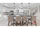 Spacious kitchen with stainless steel appliances and a large island with seating at 2815 Kay Ellen Dr, Indianapolis, IN 46229