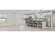 Modern kitchen with stainless steel appliances, a breakfast bar, and hardwood floors for a sleek design at 2815 Kay Ellen Dr, Indianapolis, IN 46229