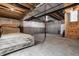 Unfinished basement with concrete walls, exposed ceiling, and visible ductwork ready for customization at 3640 Snowdon Dr, Westfield, IN 46074