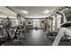 Spacious gym featuring a variety of exercise equipment and mirrored wall at 3640 Snowdon Dr, Westfield, IN 46074