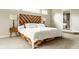 Bright main bedroom featuring a unique headboard, bedside lamps, and plenty of natural light at 3640 Snowdon Dr, Westfield, IN 46074