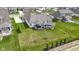 Spacious backyard with a patio, pergola, and plenty of green space for recreation at 3840 Shady Lake Dr, Westfield, IN 46074