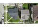 Aerial view of a property showing the backyard and surrounding neighborhood at 3967 N Park Ave, Indianapolis, IN 46205