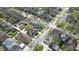 Aerial view of a neighborhood showcasing various homes and tree-lined streets at 3967 N Park Ave, Indianapolis, IN 46205