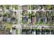 Aerial view of a residential neighborhood with mature trees and well-kept homes at 3967 N Park Ave, Indianapolis, IN 46205