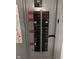 Electrical breaker box showing labeled circuits for different areas of the house at 415 E 32Nd St, Indianapolis, IN 46205