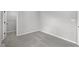 Bedroom featuring neutral walls, plush gray carpet, and a closet with wire shelving at 4152 Dutton Dr, Bargersville, IN 46106