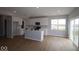 Spacious kitchen featuring an island with a sink and stainless steel appliances at 4152 Dutton Dr, Bargersville, IN 46106