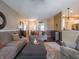 Comfortable living room with hardwood floors and an open layout ideal for entertaining and relaxation at 4631 Belair Cir, Plainfield, IN 46168