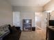 Comfortable home office space with sofa, desk, and ample storage at 4631 Belair Cir, Plainfield, IN 46168