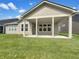 Backyard featuring a covered patio area perfect for relaxing and entertaining at 5267 Chambers Ct, McCordsville, IN 46055