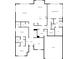 Detailed floorplan showcasing the layout of the house, including living spaces, bedrooms, and bathrooms at 5267 Chambers Ct, McCordsville, IN 46055