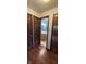 View of the bathroom through the doorway showing sink and towels at 543 Schooley Dr, Greenwood, IN 46142