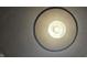 Close-up shot of the bright, modern ceiling light at 543 Schooley Dr, Greenwood, IN 46142