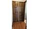 View of the hallway showing doors, closet, and hallway bathroom at 543 Schooley Dr, Greenwood, IN 46142