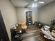 This bedroom is set up as a home office at 5845 South St, Stilesville, IN 46180
