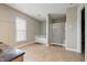 Bathroom featuring tile floors, tub, shower, and vanity with granite countertop at 621 Fireside Dr, Greenwood, IN 46143